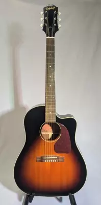 Epiphone - Inspired by Gibson Masterbilt J-45 EC Cutaway, Vintageburst